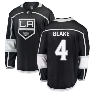 Youth Rob Blake Los Angeles Kings Breakaway Home Jersey - Black