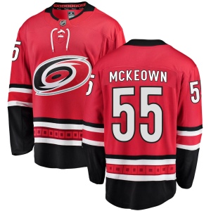 Youth Roland McKeown Carolina Hurricanes Breakaway Home Jersey - Red