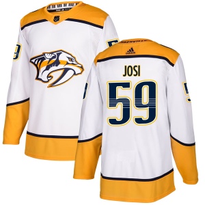 Youth Roman Josi Nashville Predators Authentic Away Jersey - White