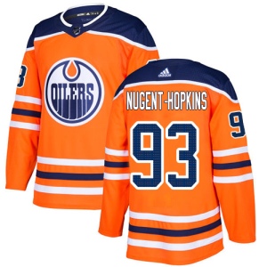 Youth Ryan Nugent-Hopkins Edmonton Oilers Authentic Home Jersey - Orange