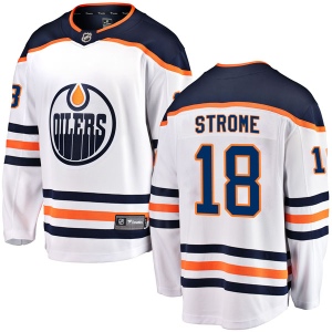 Youth Ryan Strome Edmonton Oilers Authentic Away Breakaway Jersey - White