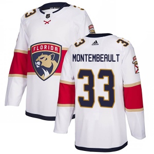 Youth Samuel Montembeault Florida Panthers Authentic Away Jersey - White