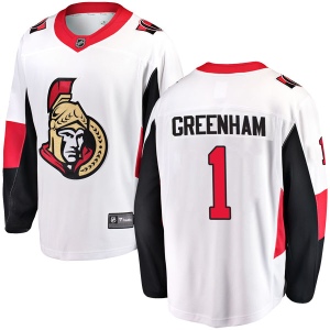 Youth Scott Greenham Ottawa Senators Breakaway Away Jersey - White