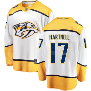 Youth Scott Hartnell Nashville Predators Breakaway Away Jersey - White