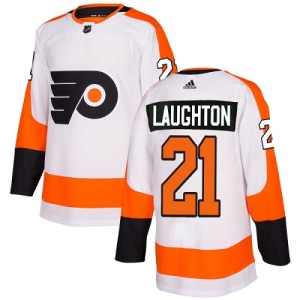 Youth Scott Laughton Philadelphia Flyers Authentic Away Jersey - White