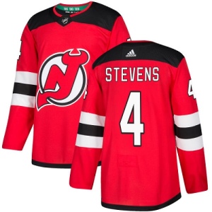 Youth Scott Stevens New Jersey Devils Authentic Home Jersey - Red