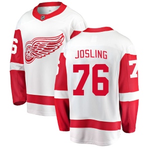 Youth Sean Josling Detroit Red Wings Breakaway Away Jersey - White