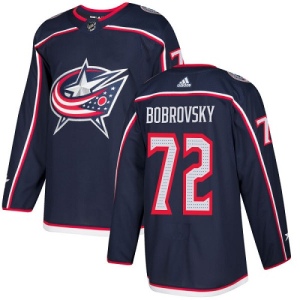 Youth Sergei Bobrovsky Columbus Blue Jackets Authentic Home Jersey - Navy Blue