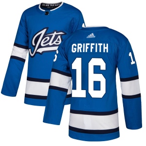 Youth Seth Griffith Winnipeg Jets Authentic Alternate Jersey - Blue