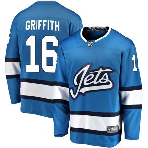 Youth Seth Griffith Winnipeg Jets Breakaway Alternate Jersey - Blue