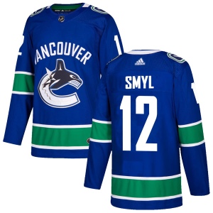 Youth Stan Smyl Vancouver Canucks Authentic Home Jersey - Blue