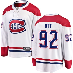 Youth Steve Ott Montreal Canadiens Breakaway Away Jersey - White