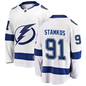 Youth Steven Stamkos Tampa Bay Lightning Breakaway Away Jersey - White