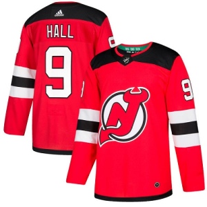 Youth Taylor Hall New Jersey Devils Authentic Home Jersey - Red