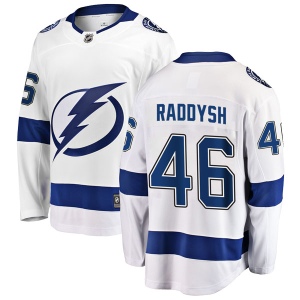 Youth Taylor Raddysh Tampa Bay Lightning Breakaway Away Jersey - White