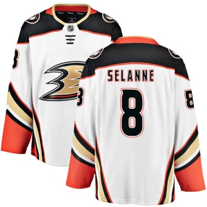 Youth Teemu Selanne Anaheim Ducks Authentic Away Jersey - White