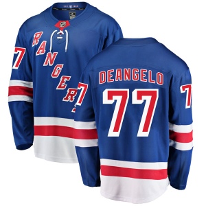 Youth Tony DeAngelo New York Rangers Breakaway Home Jersey - Blue