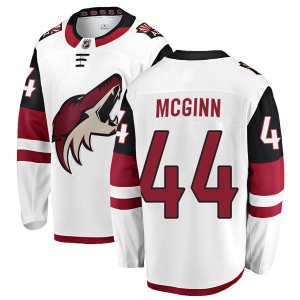 Youth Tye McGinn Arizona Coyotes Authentic Away Jersey - White