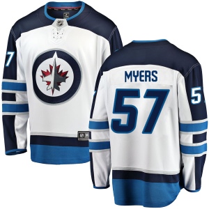 Youth Tyler Myers Winnipeg Jets Breakaway Away Jersey - White