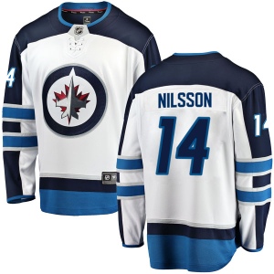 Youth Ulf Nilsson Winnipeg Jets Breakaway Away Jersey - White