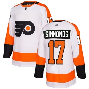 Youth Wayne Simmonds Philadelphia Flyers Authentic Away Jersey - White