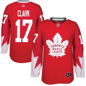 Youth Wendel Clark Toronto Maple Leafs Authentic Alternate Jersey - Red