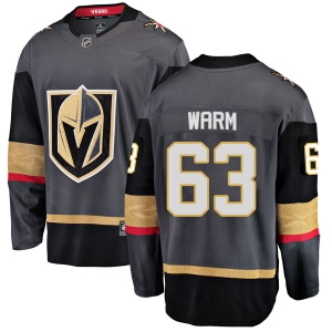 Youth Will Warm Vegas Golden Knights Breakaway Black Home Jersey - Gold