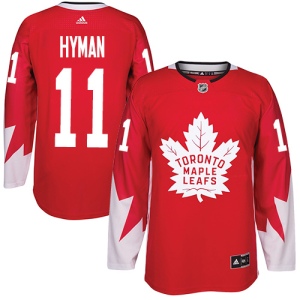 Youth Zach Hyman Toronto Maple Leafs Authentic Alternate Jersey - Red