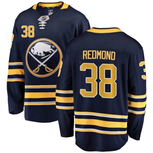 Youth Zach Redmond Buffalo Sabres Breakaway Home Jersey - Navy Blue